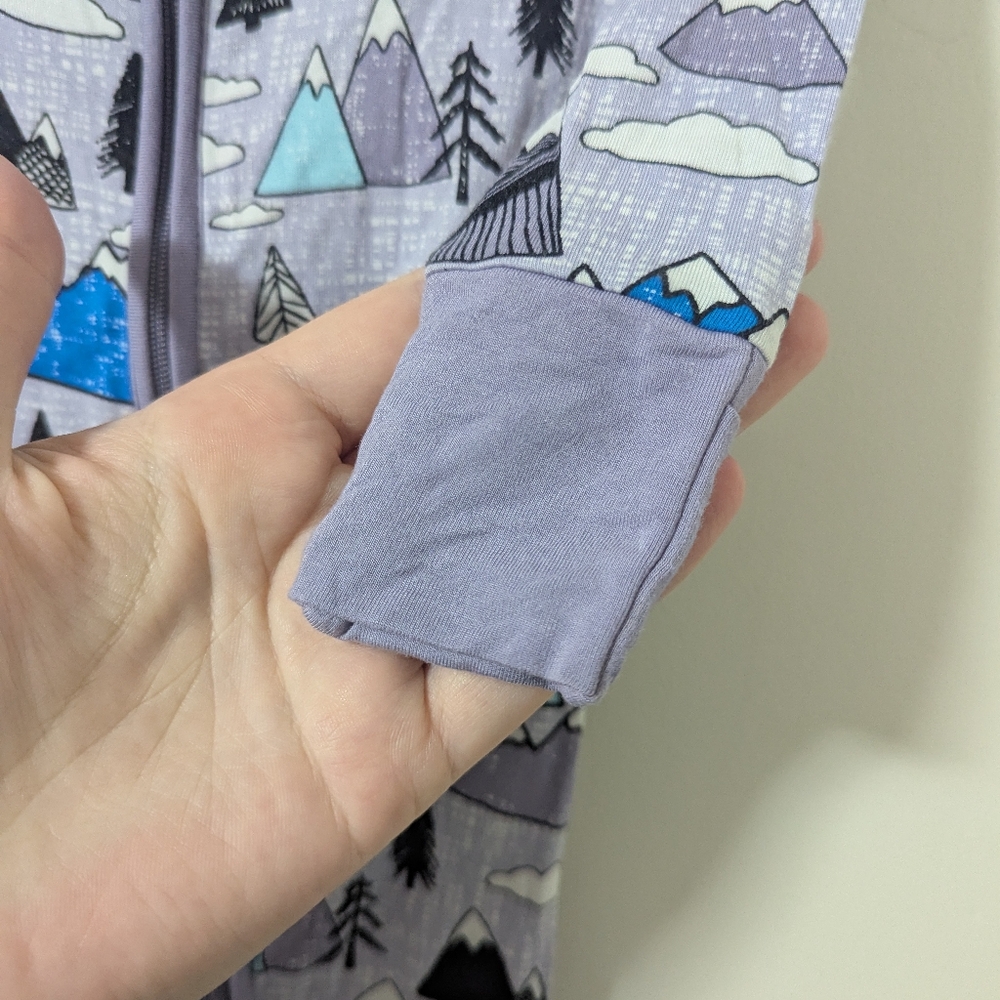Little Sleepies OG Mountains Zippy PJs size 3-6 Months - Picture 6 of 12